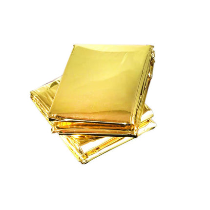 160*210Cm Outdoor Emergency Survival Blanket Waterproof Foil Thermal Space Lifesaving Sliver Blanket