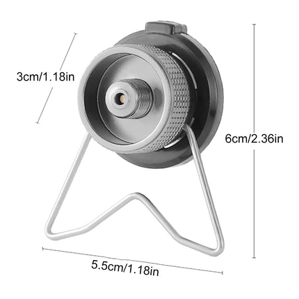 Butaanadapter voor kampeerfornuis