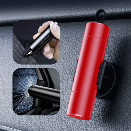 Safekey™ 2-in-1 Veiligheidsgereedschap met Ruitenbreker & Gordelsnijder