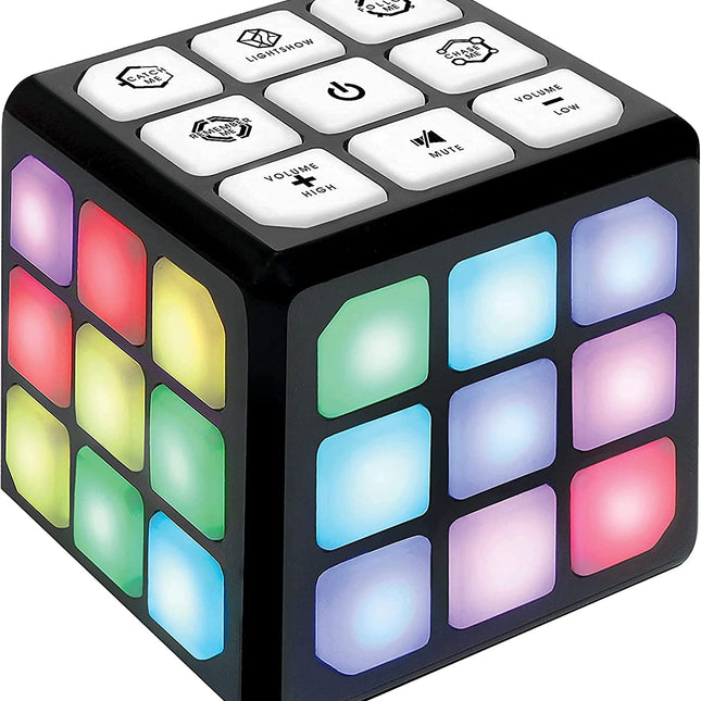 Flashing Cube Electronic Memory and Brain Game - 4-In-1 Handheld Stem Toys for Kids - Cool Gadgets, Games for Boys and Girls - Fun Family Game for Kids Ages 6-12 - Educational Gift Toy
