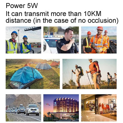 Originele 888S Walkie-Talkies - 6 Stuks, 10KM Bereik