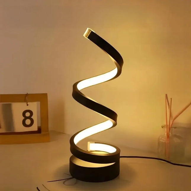 Moderne Spiraal LED Tafellamp