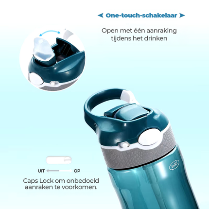 Waterfilter Fles 750ML - Outdoor & Noodvoorziening