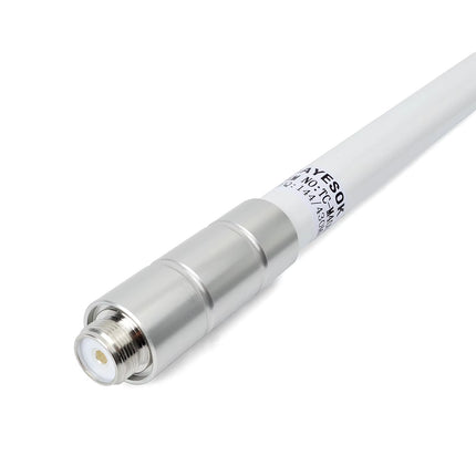 UHF 70Cm 400-470Mhz Fiberglass Antenna GMRS Base Antenna with Ground Plane Antenna Kit for Ham Radio Repeater Mobile Transceiver
