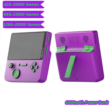 New E5 Handheld Game Power Bank Console 5-Inch High-Definition Large Screen with Stand 22W Fast Charging Retro Game Console Gift