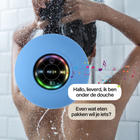 Bluetooth-doucheluidspreker met zuignap