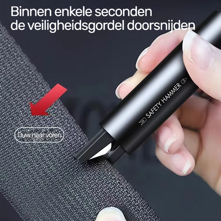 Baseus Auto Veiligheidshamer - Reddingshulpmiddel met Gordelsnijder