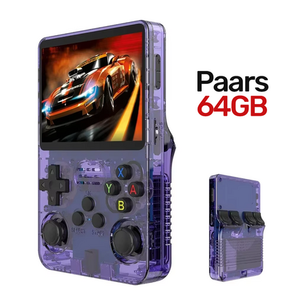 R36S Retro Handheld Game Console – 3.5 Inch IPS Scherm & 64GB Opslag