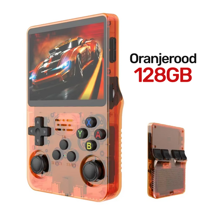 R36S Retro Handheld Game Console – 3.5 Inch IPS Scherm & 64GB Opslag