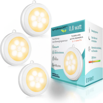 OVERNACHT™ SMART ultra Sensor led | USB oplaadbaar