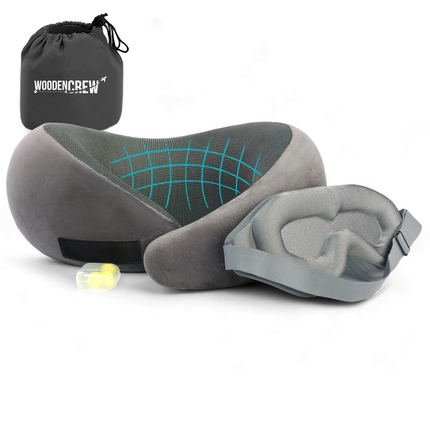 WoodenCrew™ Reiskussen | Ultiem Comfortpakket