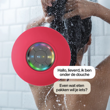 Bluetooth-doucheluidspreker met zuignap