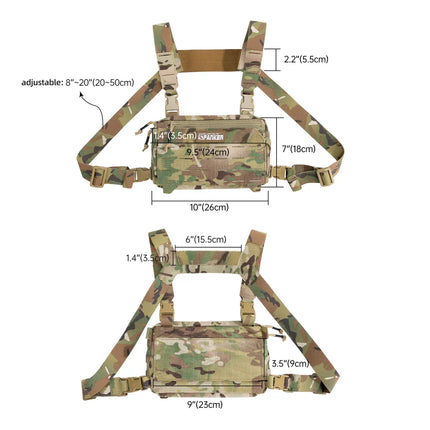 Mike™ Tactische Chest Rig – Duurzame en Functionele Uitrusting voor Elke Missie