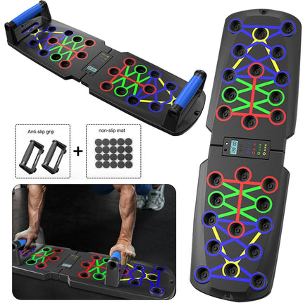 Opvouwbaar Push-Up Bord – Multifunctioneel Fitnessbord voor Thuisgebruik