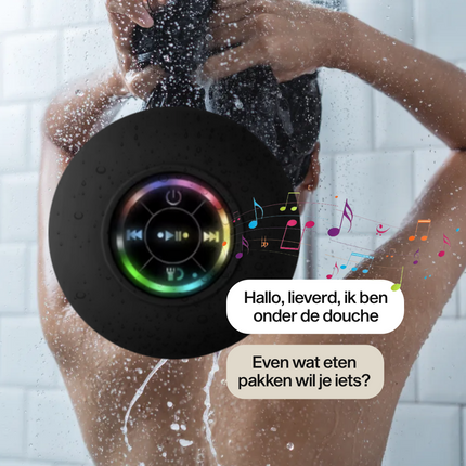 Bluetooth-doucheluidspreker met zuignap