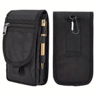 Flip Phone Bag with Three Compartments for Casual Pen Insertion and Waist Hanging Men'S Belt Loop Pouch Large Capacity Wallet