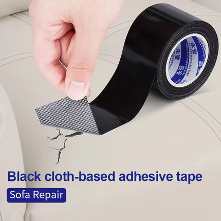 Black Cloth Based Tape Waterproof Heavy-Duty Pipe Single-Sided Tear-Proof Strong Adhesive Floor Duct Home Adhesive Bun Fixed