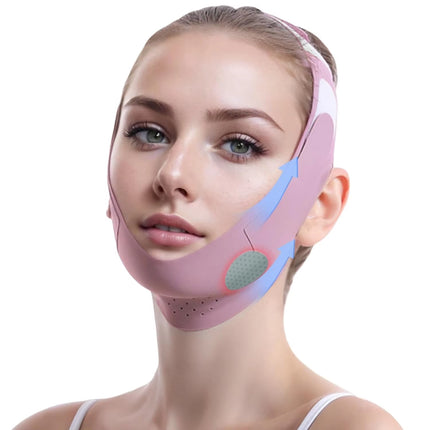Graphene V-Line Mask, Chin up Mask V Shaped Face Mask Jaw Exerciser，Double Chin Face Thining Band Massage Hot Sale