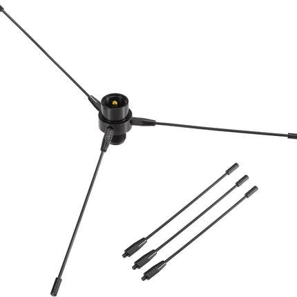 UHF 70Cm 400-470Mhz Fiberglass Antenna GMRS Base Antenna with Ground Plane Antenna Kit for Ham Radio Repeater Mobile Transceiver
