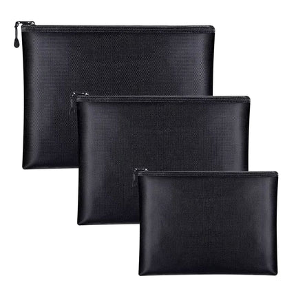 Portable Fireproof Waterproof Document & Cash Pouch – S/M/L Sizes