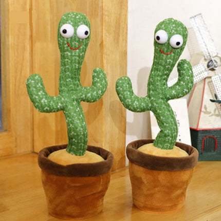 Dansende Cactus™ | Grappige Bewegingen, Kleurrijke LED-Verlichting & Uniek Design!