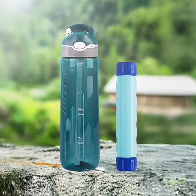 Waterfilter Fles 750ML - Outdoor & Noodvoorziening